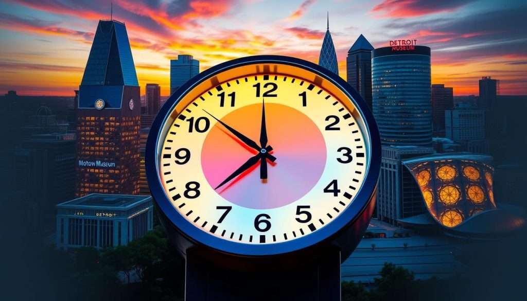 detroit time difference