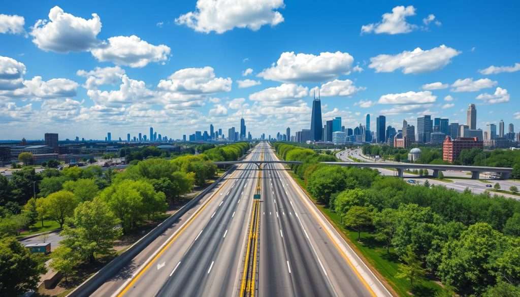 how far is detroit from chicago