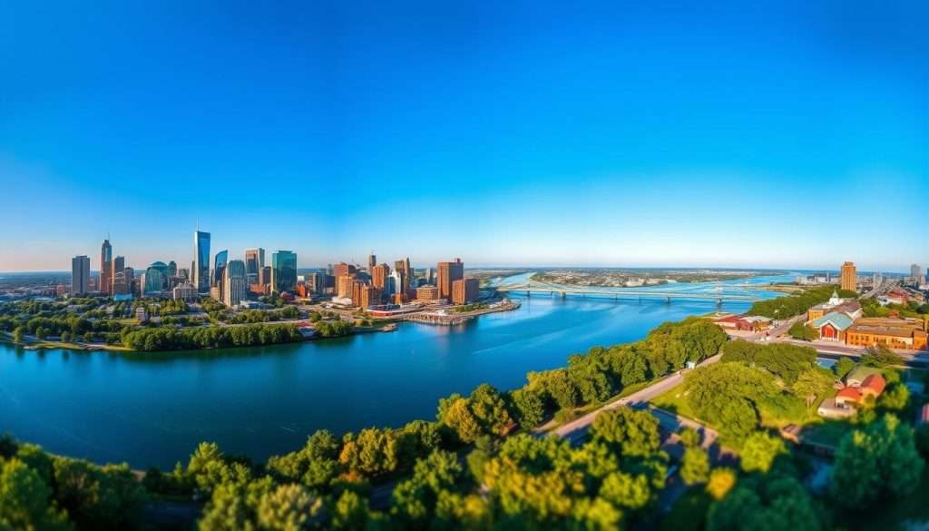 detroit canada scenic view